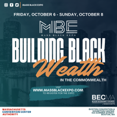 Logo for Mass Black Expo: Building Black Wealth