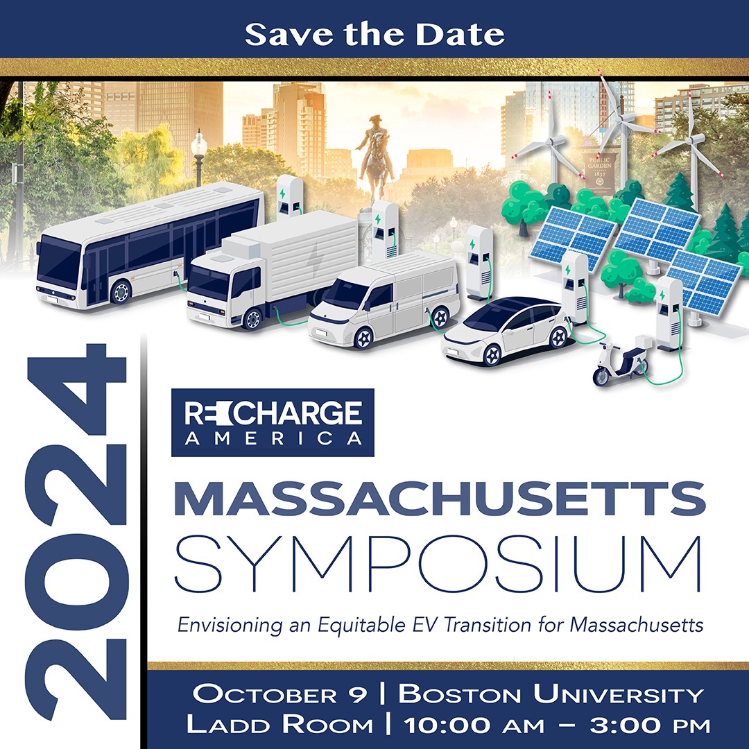 electric fleet and vehicles with Massachusetts Symposium Save the Date information